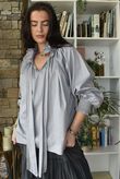 Paloma Poet Blouse Cloud Grey